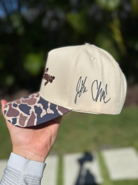 Fish Guy Brown Camo Hat - SIGNED!