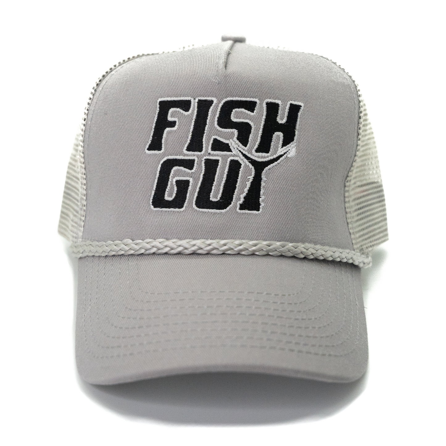 Fish Guy Gray Trucker Hat