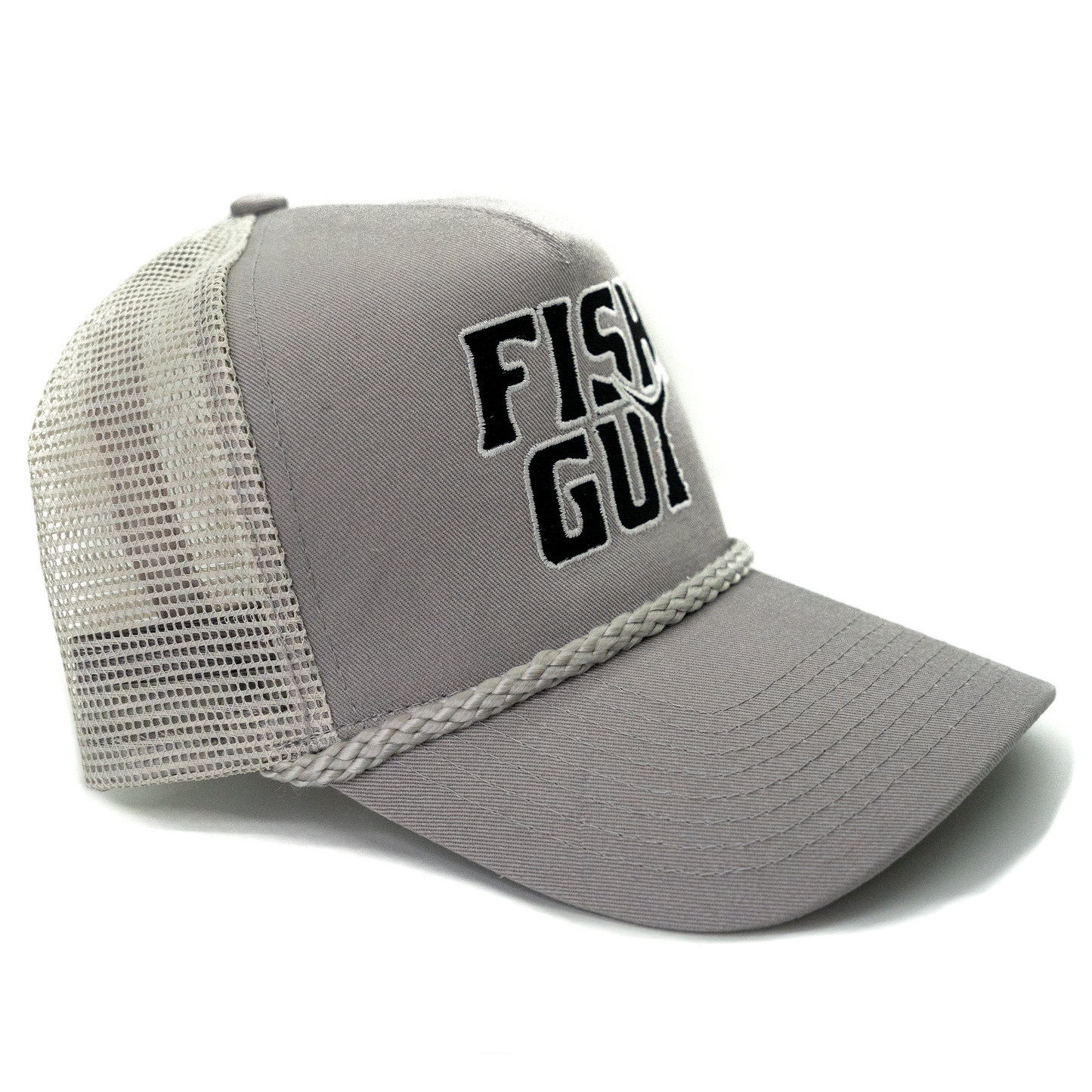 Fish Guy Gray Trucker Hat