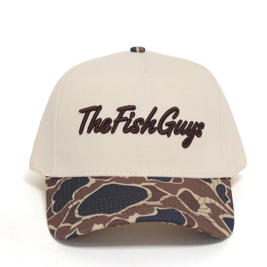Fish Guy Brown Camo Hat
