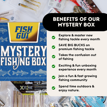 📦𝗧𝗵𝗲 𝗽𝗲𝗿𝗳𝗲𝗰𝘁 𝗗𝗼𝗻𝗲-𝟰-𝗬𝗼𝘂 𝗠𝘆𝘀𝘁𝗲𝗿𝘆 𝗕𝗼𝘅! Get your  box full of fishing tackle using the link in our profile.