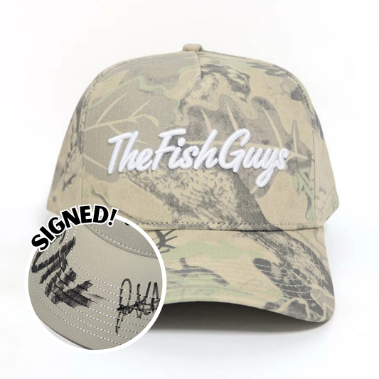 Camo Fish Guy Hat - SIGNED!